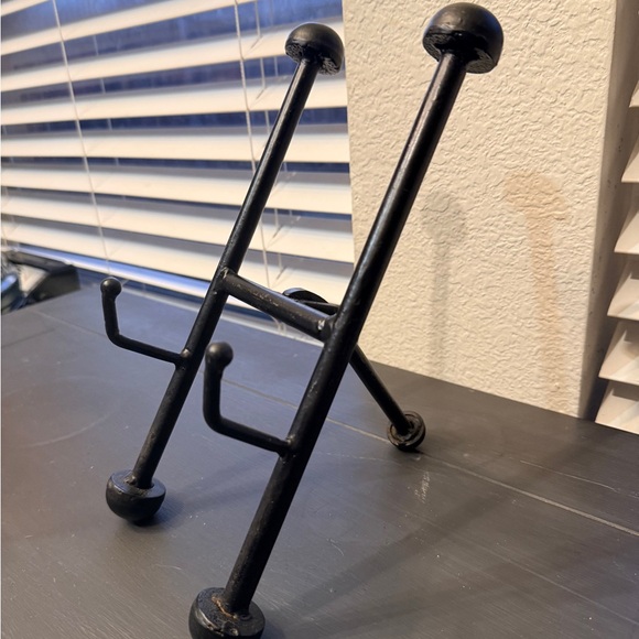 Vintage Forged Iron Display Easel - Picture 2 of 5